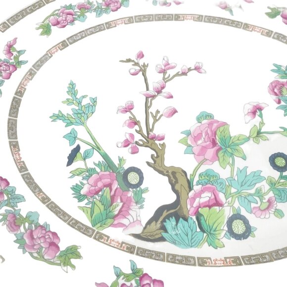 Antique John Maddock Sons Royal Vitreous China Oval Platter Indian Tree - Picture 8 of 8